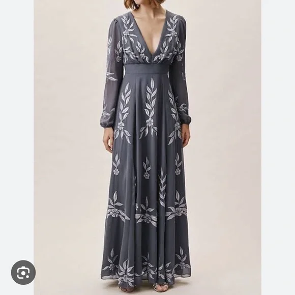 BHLDN Belize dress in green - Picture 2 of 16